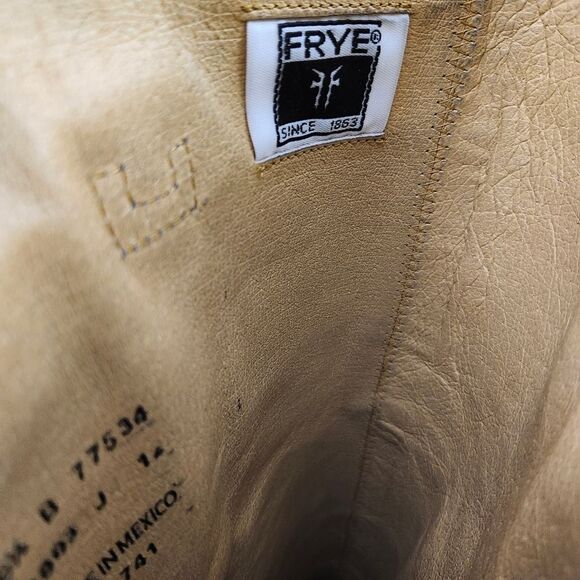 Frye Taupe Paige leather‎ knee-high riding boots 6.5 - Picture 8 of 12